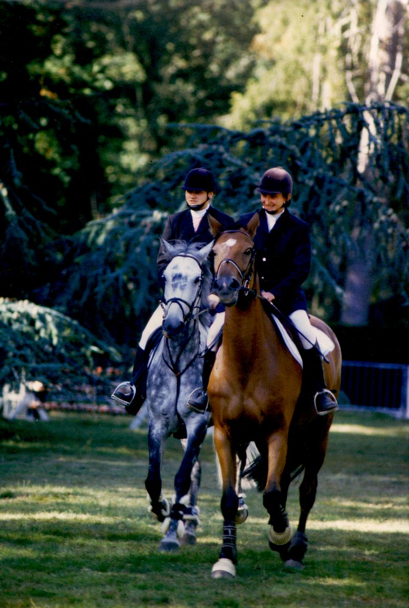  Francesca en concours avec Julianne 